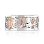 Bague Vesontio 2 ors 750 diamants 0,06 carat - vue 3