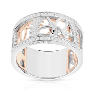 Bague Vesontio 2 ors 750 diamant