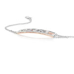 Bracelet Vesontio 2 ors 750 diamant - vue D1