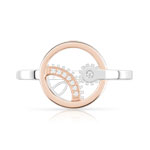 Bague Vesontio 2 ors 750 diamants 0.03 carat - vue 3