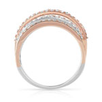 Bague 2 ors 750 diamant - vue 2