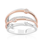 Bague 2 ors 750 diamant - vue 1