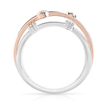 Bague 2 ors 750 diamant