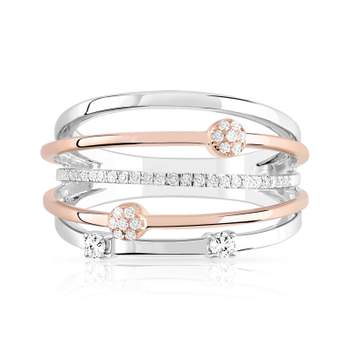 Bague 2 ors 750 diamant