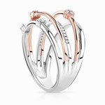 Bague 2 ors 750 diamant - vue D1