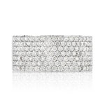 Bague or 750 blanc diamant - vue 3