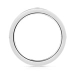 Bague or 750 blanc - vue 2
