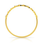 Alliance or 750 2 tons demi-tour diamants - vue 2