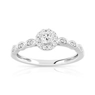 Bague 2 ors 750 diamant