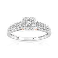 Bague 2 ors 750 diamants