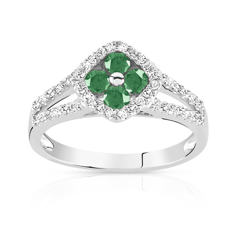 bague or blanc emeraude maty bague or blanc emeraude maty