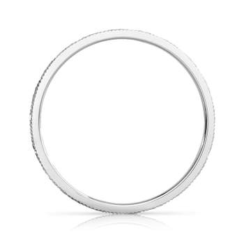 Alliance or 375 blanc facetté 2 mm