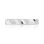 Alliance or 375 blanc facetté 3 mm - vue 3
