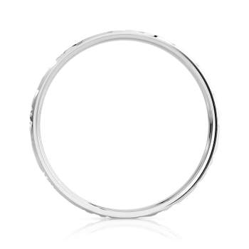 Alliance or 375 blanc facetté 3 mm