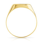 Chevalière or 375 jaune carré onyx - view 2