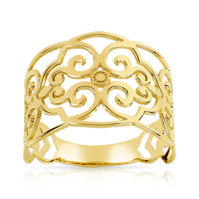 bague or jaune ajouree bague or jaune ajouree