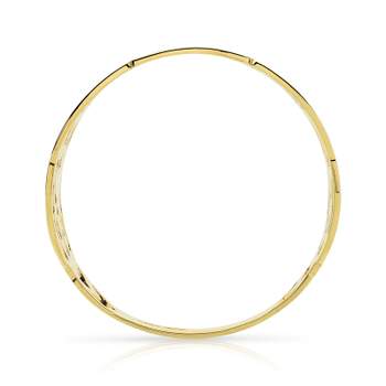 Yellow 375 gold openwork ring