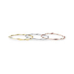 Ensemble 3 bracelets 3 ors 375 torsadés - vue D1