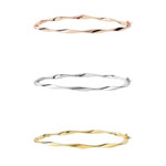 Ensemble 3 bracelets 3 ors 375 torsadés - vue D2