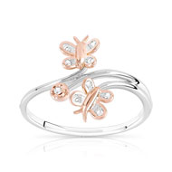 Bague 2 ors 375 diamant