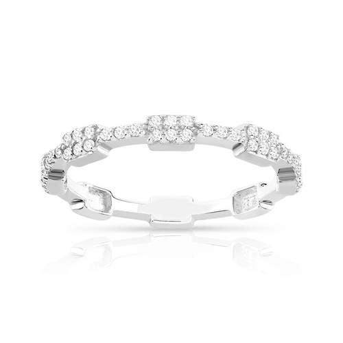 375 white gold diamond ring
