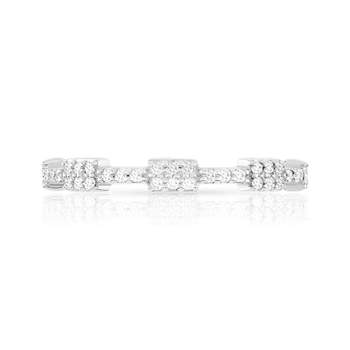 375 white gold diamond ring