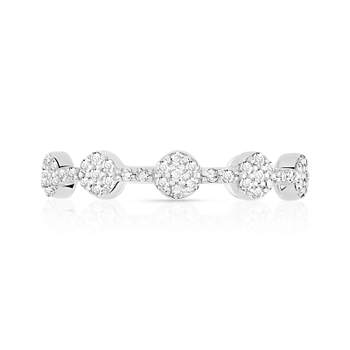 375 white gold diamond ring