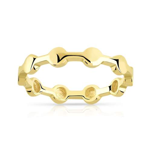Geel 375 gouden ring