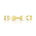 Bague or 375 jaune - vue 3