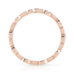 Bague or 375 rose - vue 2