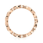Bague or 375 rose - vue 2