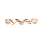 Bague or 375 rose - vue 3