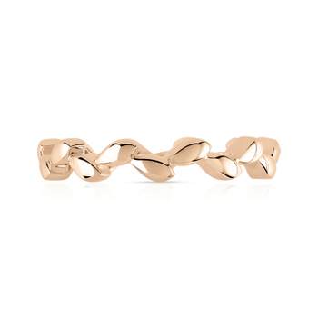 Bague or 375 rose