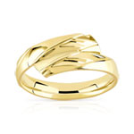 Bague or 375 jaune - vue 1