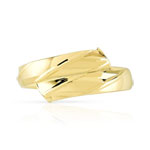 Bague or 375 jaune - vue 3