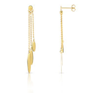 Boucles d'oreilles or 375 jaune