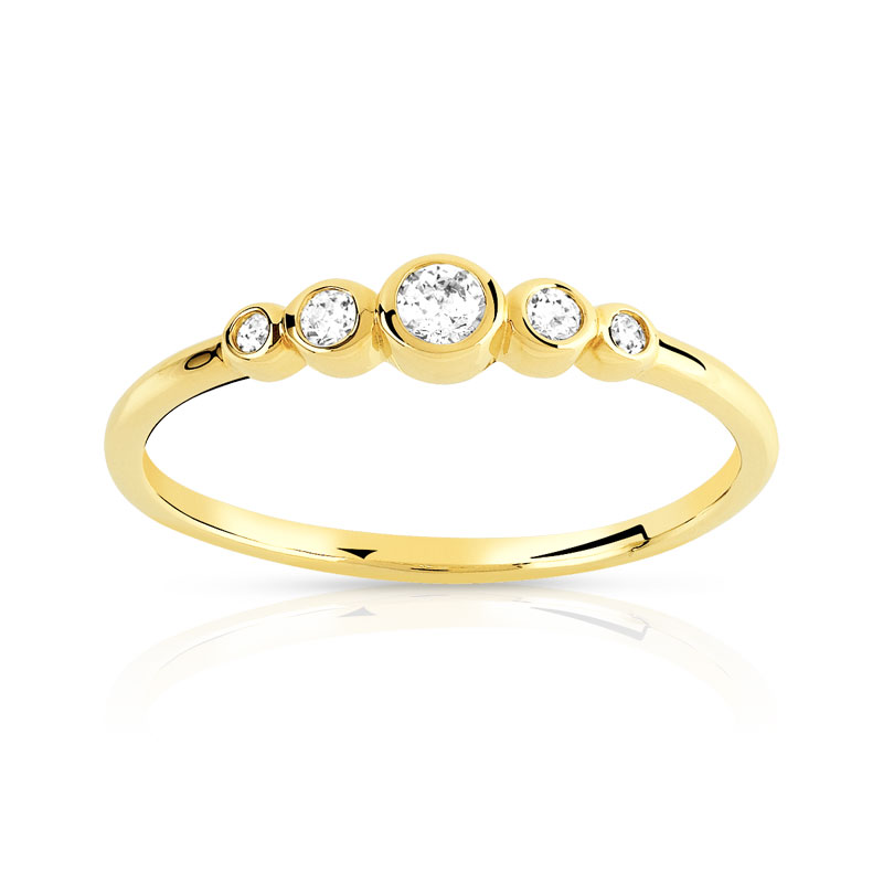 bague femme or jaune zirconium bague femme or jaune zirconium