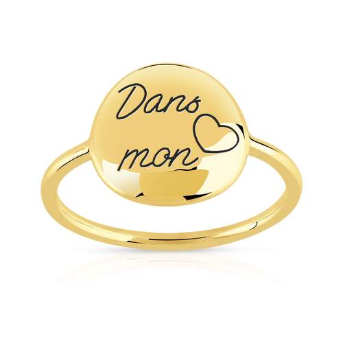 Bague or 375 jaune