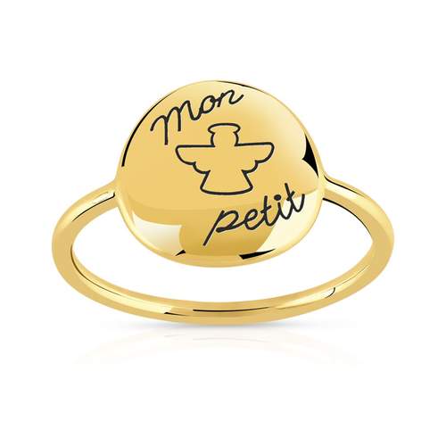 Bague or 375 jaune