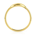 Bague or 375 jaune - vue 2