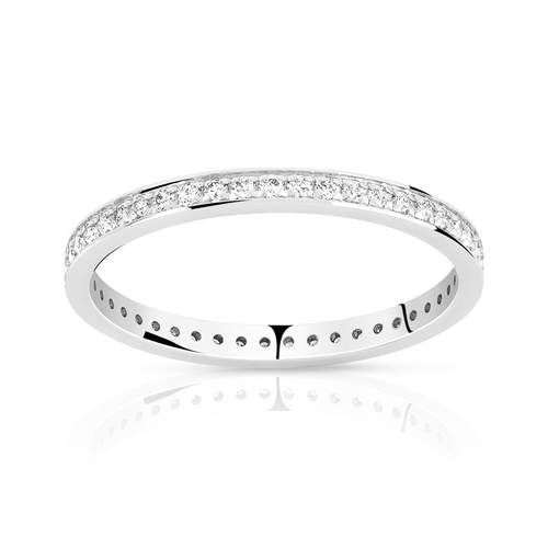 Alliance or 375 blanc diamant
