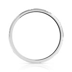 375 white gold diamond ring - view 2