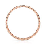 375 rose gold wedding band - view 2