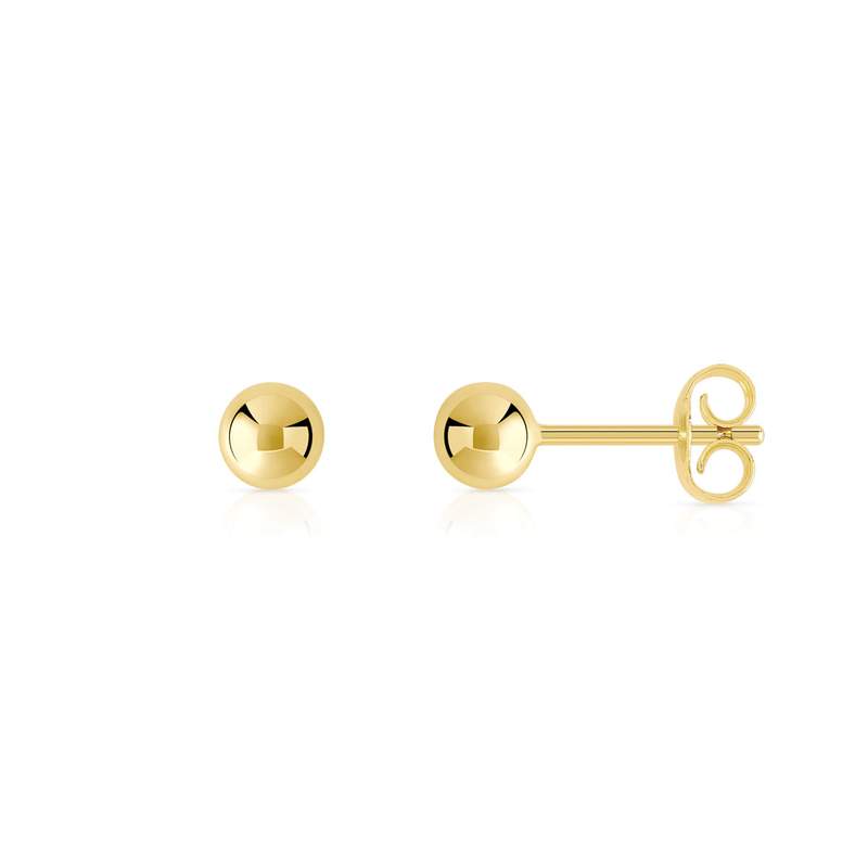 Boucles d'oreilles or 375 jaune - vue 1
