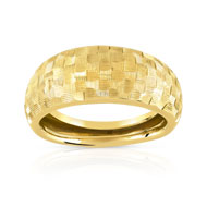 Bague or 375 jaune