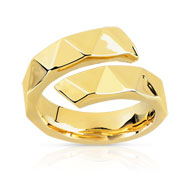 Bague or 375 jaune