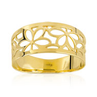 Bague or 375 jaune