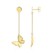 Boucles d'oreilles or 375 jaune