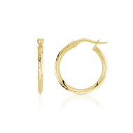 Créoles or 375 jaune