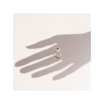 Bague or 375 jaune perle de culture de Chine - vue D4